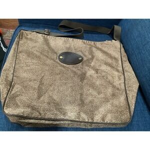 BORBONESE Shoulder bag nylon CML all over pattern